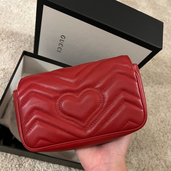 Gucci Marmont mini red - Picture 2 of 5